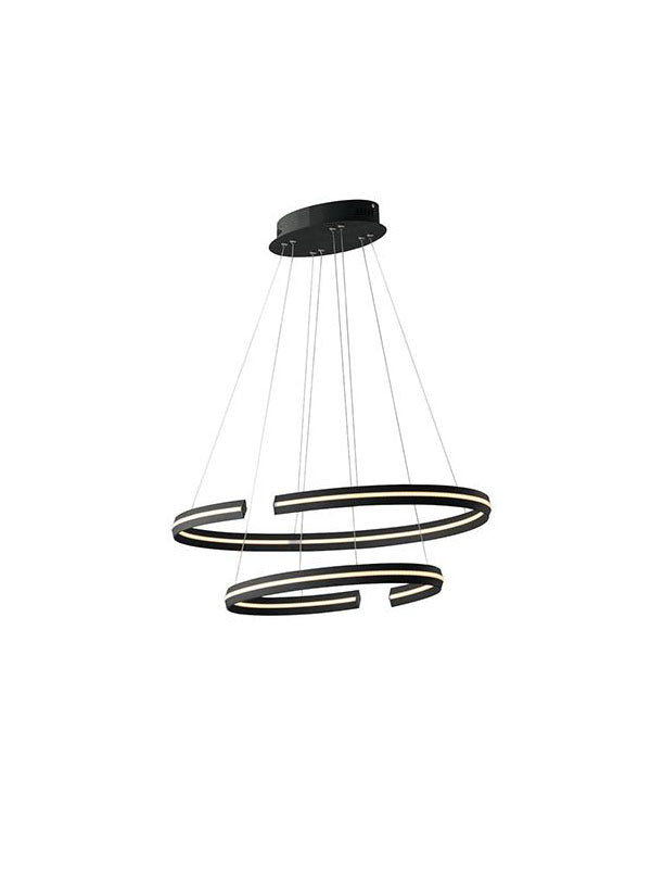 Candeeiro Suspensão Clarke 60W Preto