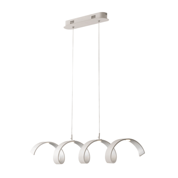 Candeeiro Suspensão Helix 20W Branco
