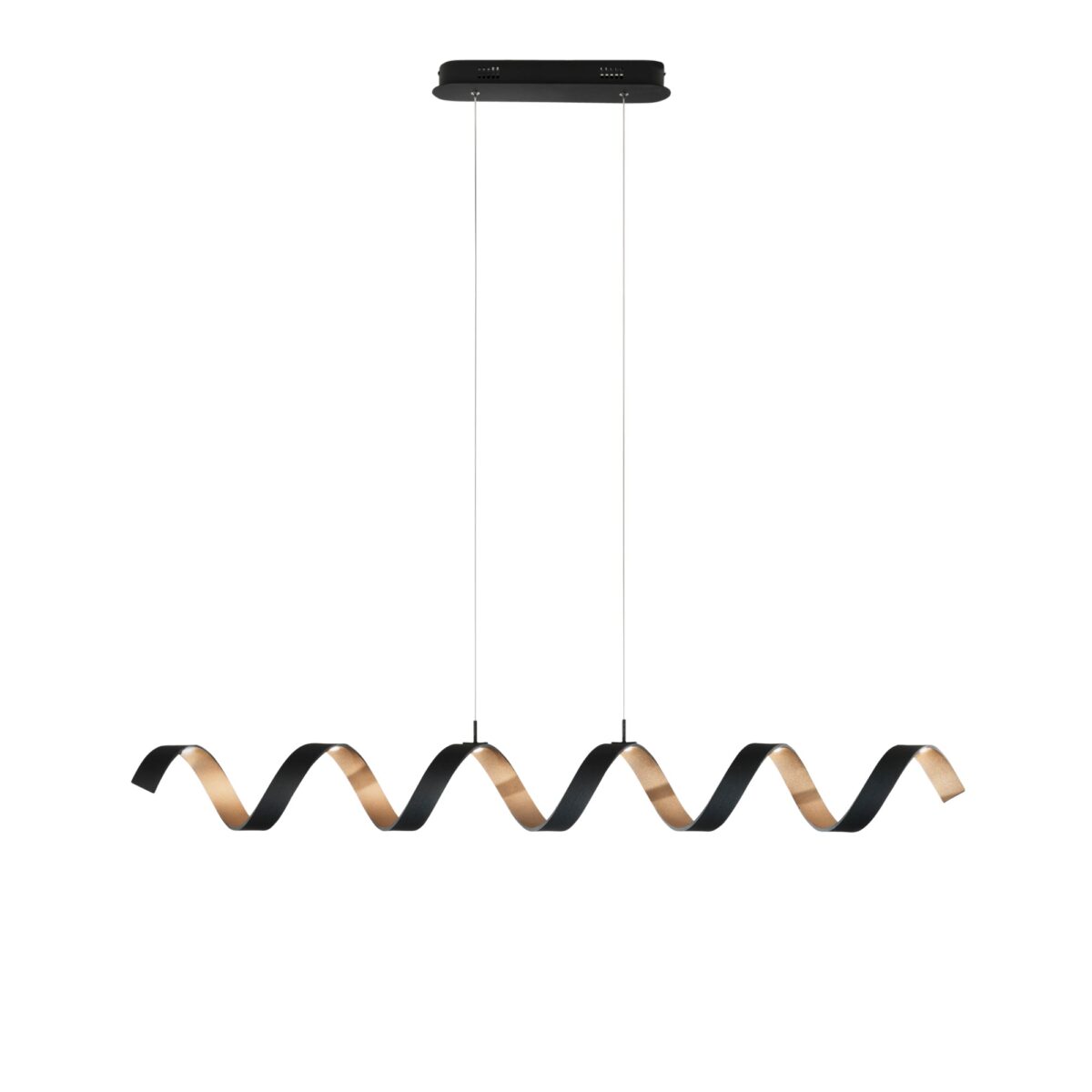 Candeeiro Suspensão Helix 30W Preto