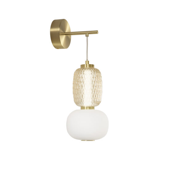 Aplique de Parede Totem 18W Dourado