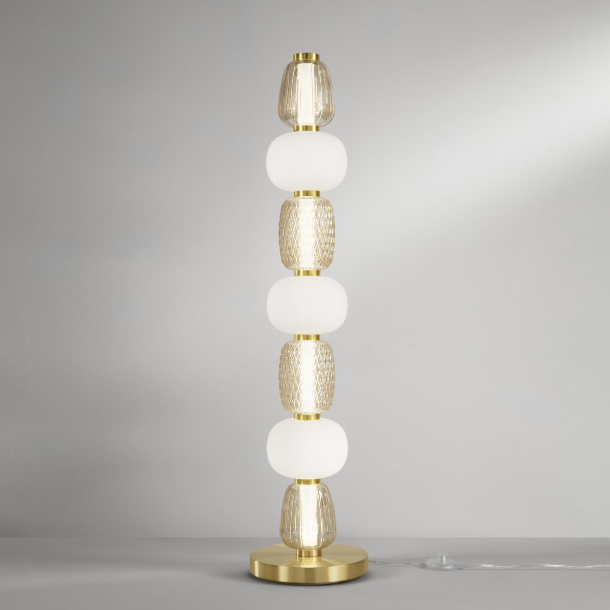 Candeeiro de Pé Totem 42W Dourado - Image 2