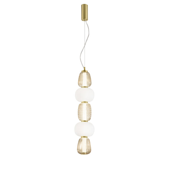 Candeeiro Suspensão Kemet 36W Dourado