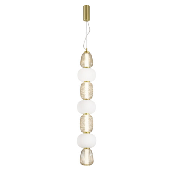 Candeeiro Suspensão Kemet 42W Dourado
