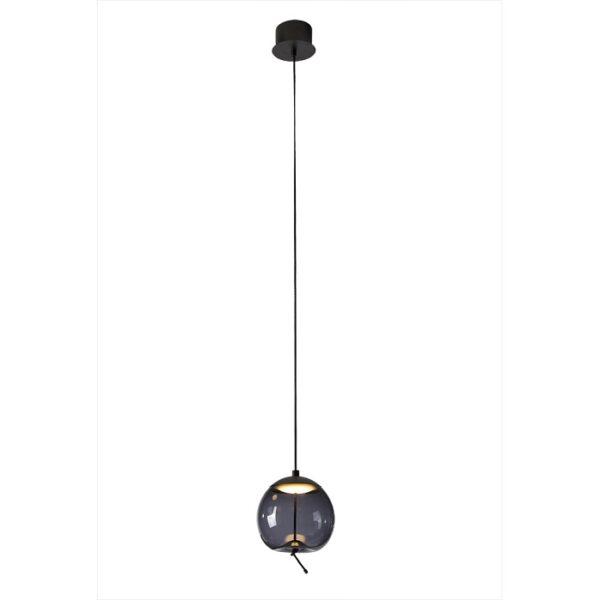 Candeeiro Suspensão Simon 8W Preto 3000K (101380582)
