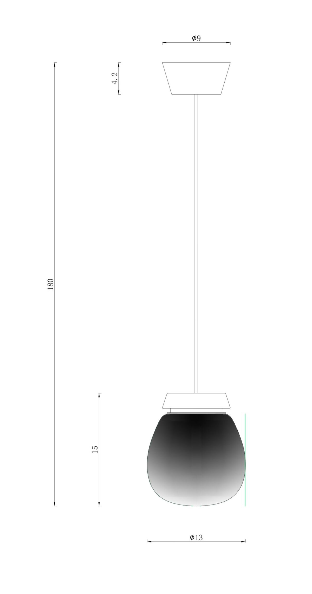 Candeeiro Suspensão Astor 3W  Cromado 3000K (101397172) - Image 4
