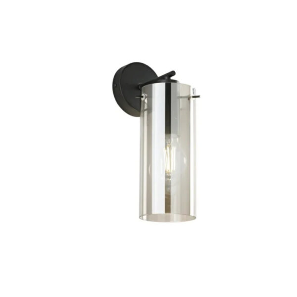 Aplique de Parede Magic 1x E27 Preto