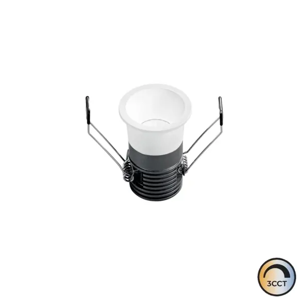 Mini Spot LED DOT Redondo Branco 5W CCT3 IP20