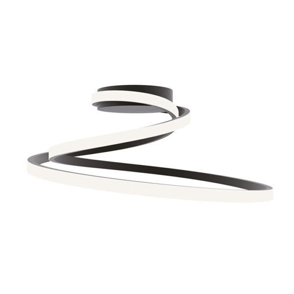 Candeeiro Teto Coaster 40W Preto CCT3
