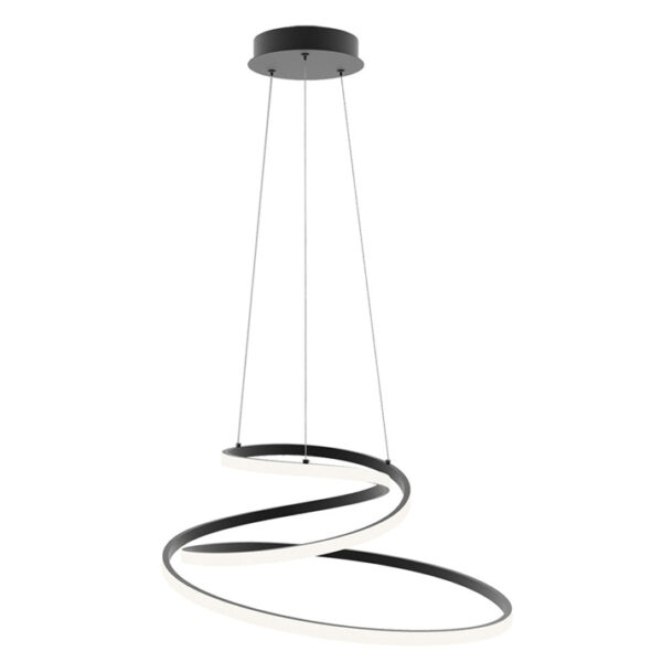 Candeeiro Suspensão Kinetuc 60W Preto CCT3