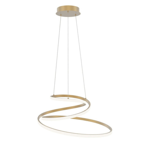 Candeeiro Suspensão Kinetuc 60W Dourado CCT3