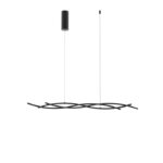 Candeeiro Suspensão Kinetuc 40W Preto CCT3