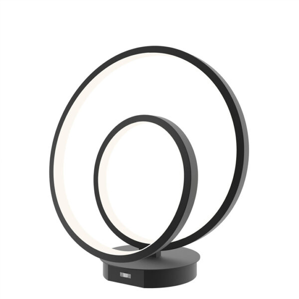 Candeeiro de Mesa Lieve 15W Preto CCT3