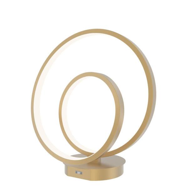 Candeeiro de Mesa Lieve 15W Dourado CCT3