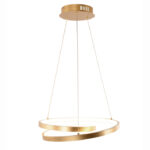 Candeeiro Suspensão Lieve 30W Dourado CCT3