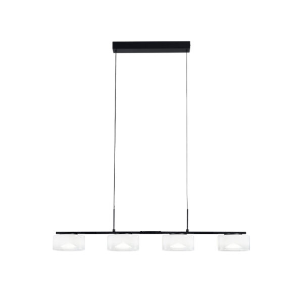 Candeeiro Suspensão Emily 30W Preto CCT3