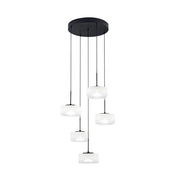 Candeeiro Suspensão Emily 40W Preto CCT3