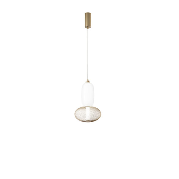 Candeeiro Suspensão Inkas 16W Dourado CCT3