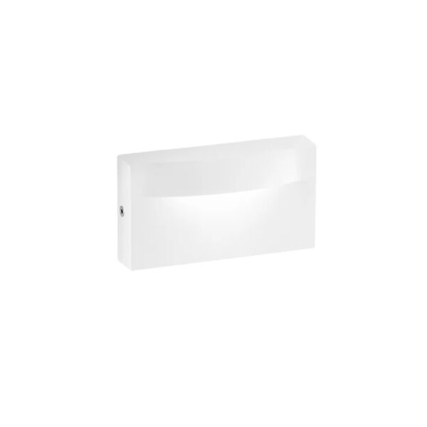 Aplique LED Muro Mobula Saliente 8W Branco IP65