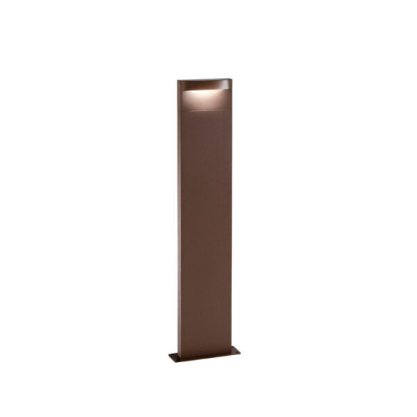 Baliza Jardim Mobula 8W 74.5cm Corten IP65