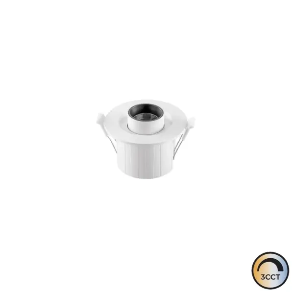 Downlight LED Basculante Branco 6W CCT3 IP20