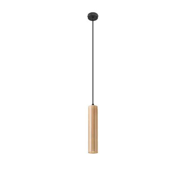 Candeeiro Suspensão Lino 1x GU10 Madeira