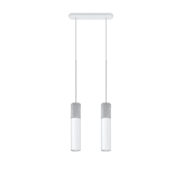 Candeeiro Suspensão Borgio 2x GU10 Branco