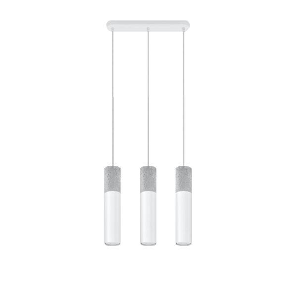 Candeeiro Suspensão Borgio 3x GU10 Branco