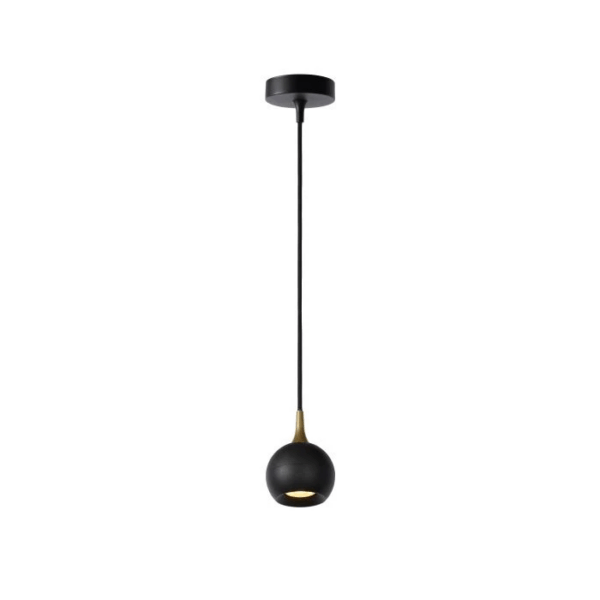 Candeeiro Suspensão Favori 1x GU10 Preto (09434/01/30)