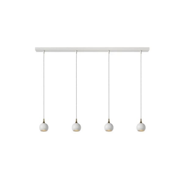 Candeeiro Suspensão Favori 4x GU10 Branco (09434/04/31)