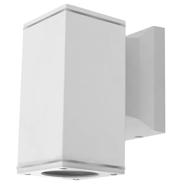 Aplique de Parede Quadrado GU10 Branco IP65