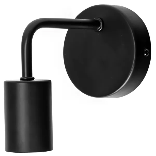 Aplique de Parede E27 Preto IP20