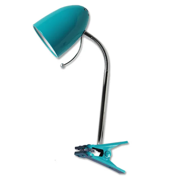Candeeiro de Mesa c/ Clip 1x E27 Azul