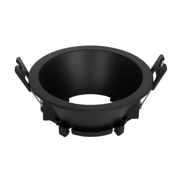 Aro GU10 Oniro PC Fixo Recuado Redondo Preto IP20