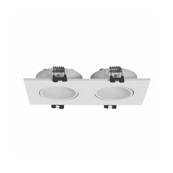 Aro GU10 Oniro PC Orientável Duplo Branco IP20