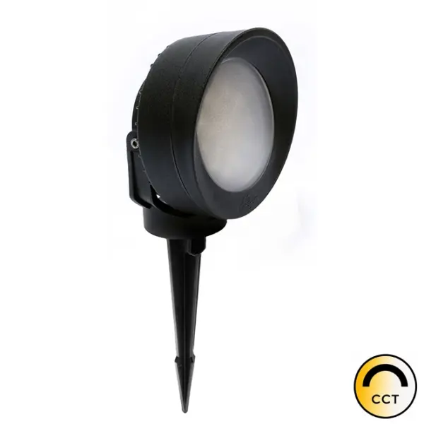 Projetor Jardim c/Espeto Tommy Preto 1x GX53 10W CCT IP66