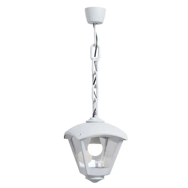 Candeeiro Suspensão Dario 1x E27 Branco IP55