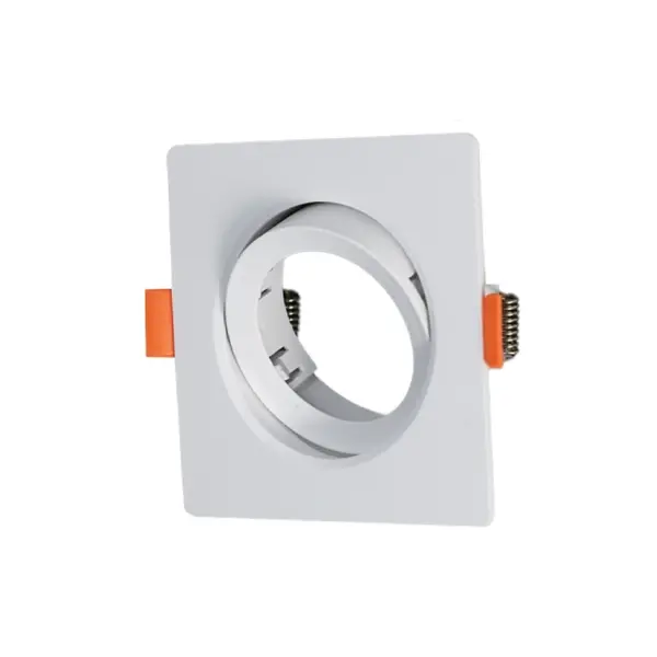 Aro GU10 Oniro Orientável Quadrado Branco IP20