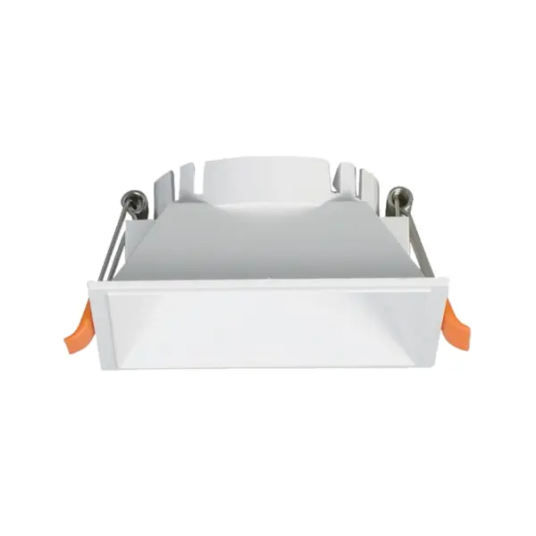 Aro GU10 Oniro Fixo Recuado Quadrado Branco IP20