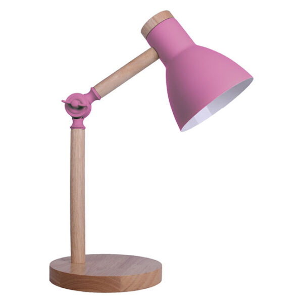 Candeeiro de Mesa Teacher 1x E27 Rosa