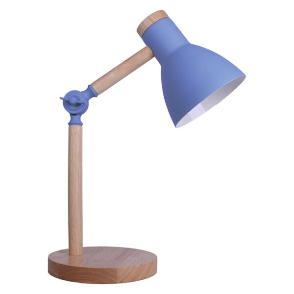 Candeeiro de Mesa Teacher 1x E27 Azul