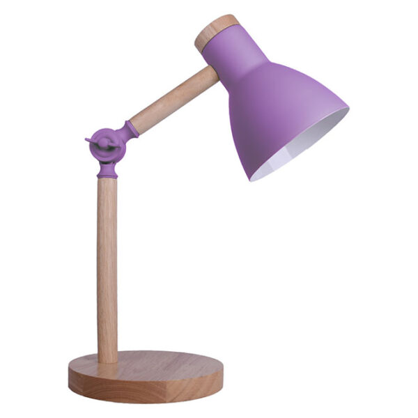 Candeeiro de Mesa Teacher 1x E27 Roxo