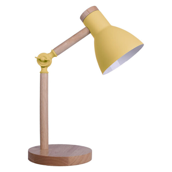 Candeeiro de Mesa Teacher 1x E27 Amarelo