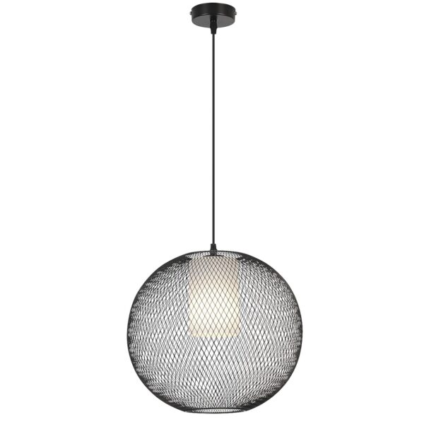 Candeeiro Suspensão Malfa 1x E27 Preto