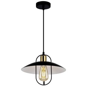 or-colgante-1l-telmo-negro-oro-1-x-60w-e-27