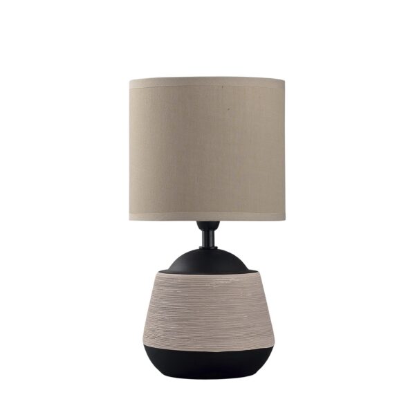 Candeeiro de Mesa Albany 1x E14 Preto